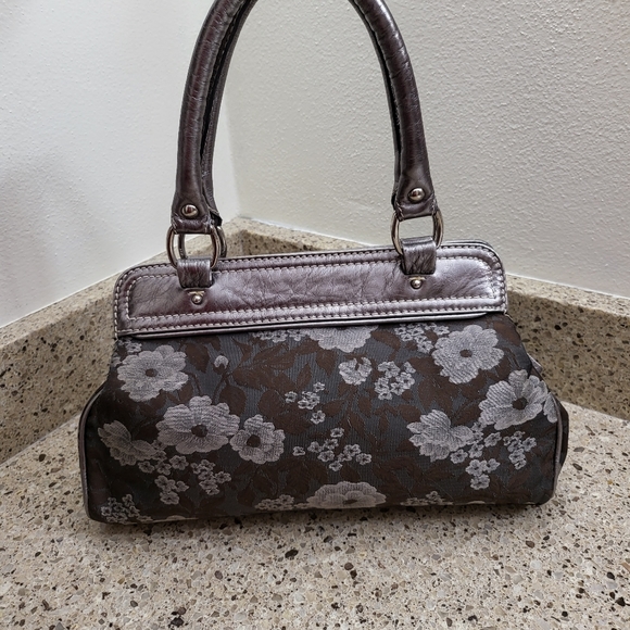 helen welsh brocade floral baguette bag - Picture 2 of 11